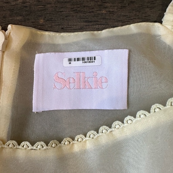 Anthropologie Selkie Puff Dress Banana - Picture 7 of 8